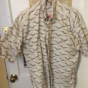 VINTAGE Pistol Button Down